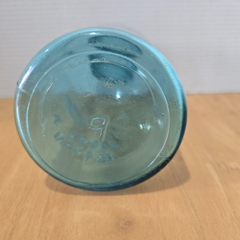 Vintage Blue Ball‎ Perfect Mason Jar Half Gallon Zinc Lid #9 (1923-1933) - Picture 6 of 6
